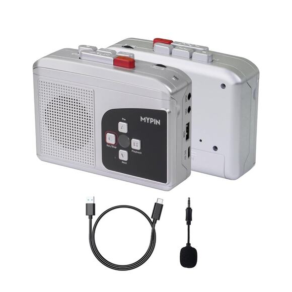 Portable Stereo Walkman Cassette Recorder Player, Convert Cassette to MP3 - Picture 1 of 7